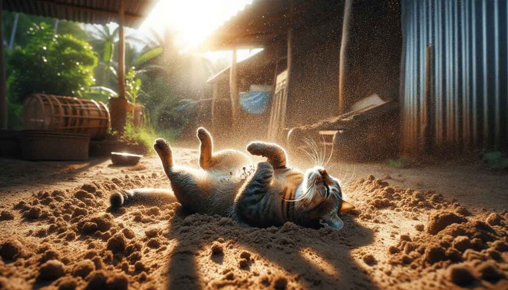 Why Does My Cat Roll in the Dirt